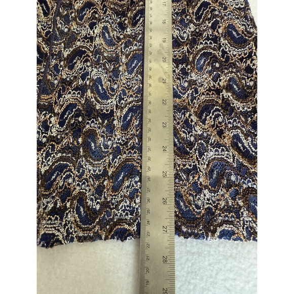 CJ Banks Blouse Size 2X Lace Overlay Eclectic Maximalist Artsy Unique Feminine - Picture 7 of 7